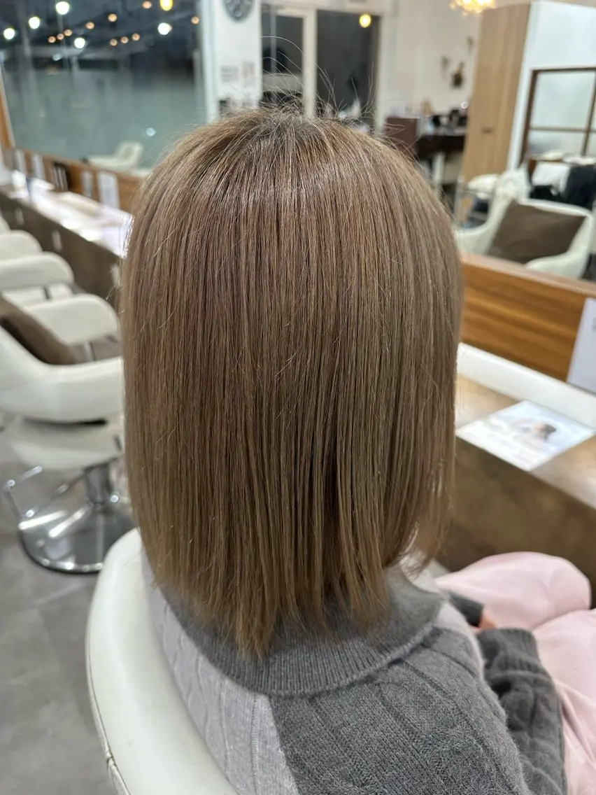 ショート カラー ヘアカラー 我満 宏映のヘアスタイル