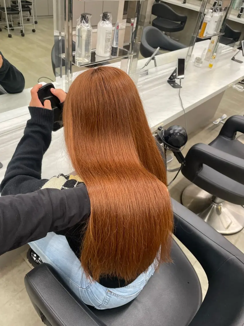 ロング カラー ヘアアレンジ ヘアカラー トリートメント ヘアセット 💗横浜美容室 💗HARUNAのヘアスタイル