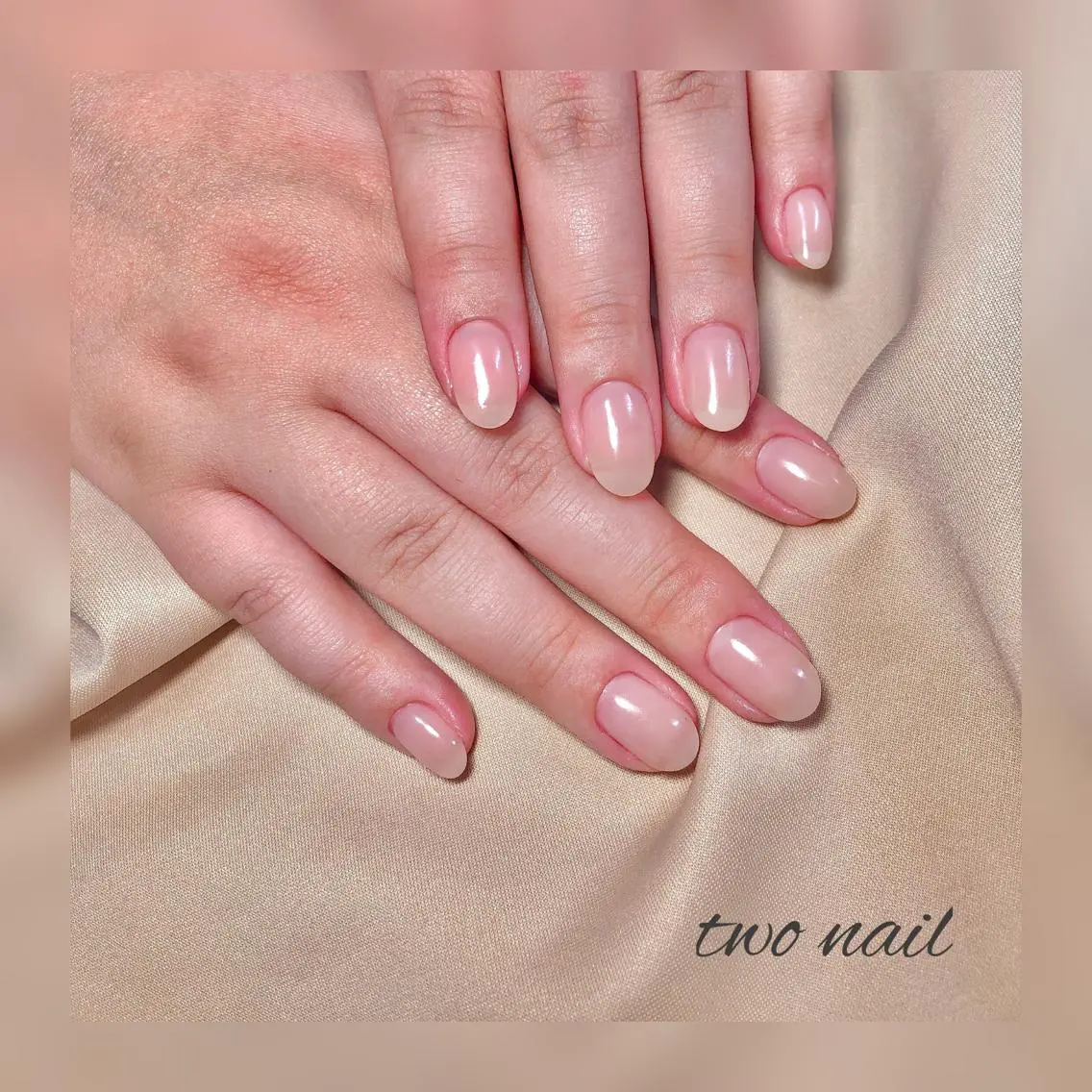 ネイル アートネイル フットネイル ハート ニュアンスネイル ホワイト ハンドネイル two nailのネイルデザイン