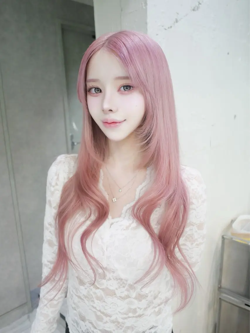 ロング カット ヘアカラー トリートメント エクステ ナナ♡レイヤーカット ♡似合わせカラーのヘアスタイル