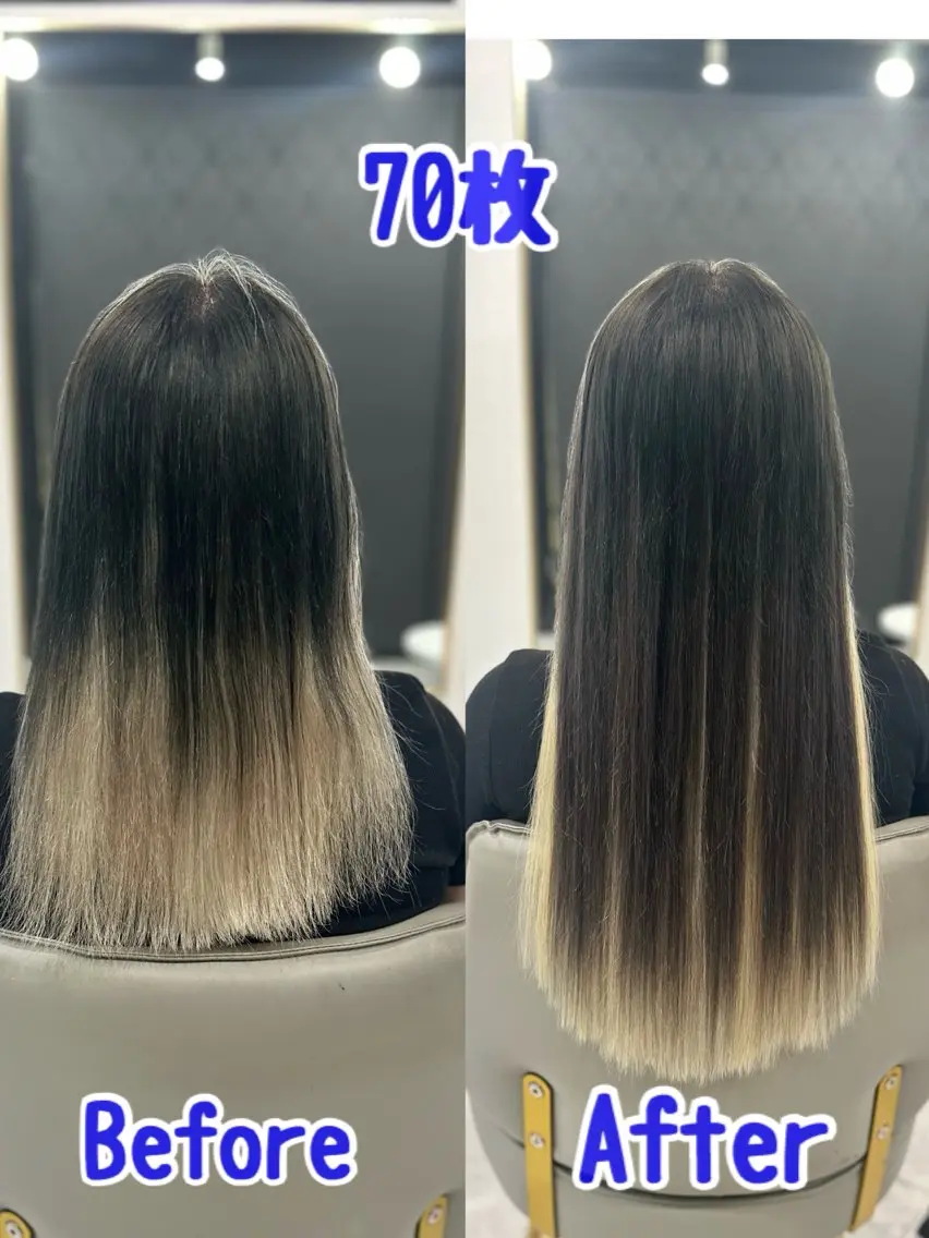 ロング エクステ シールエクステAOI 🫧🩵NEOBOXのヘアスタイル