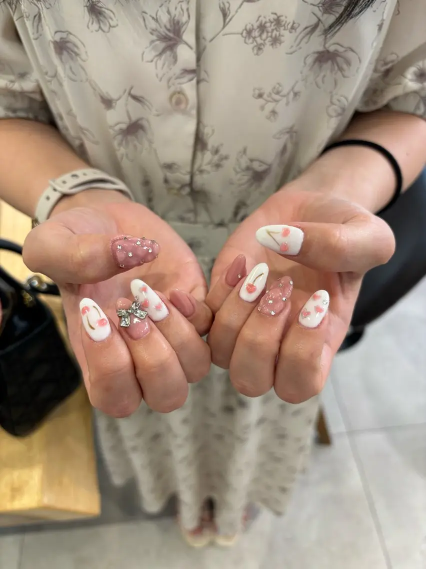 ネイル ハンドネイル ハイトーン/レイヤー nail 百咲💌のヘアスタイル