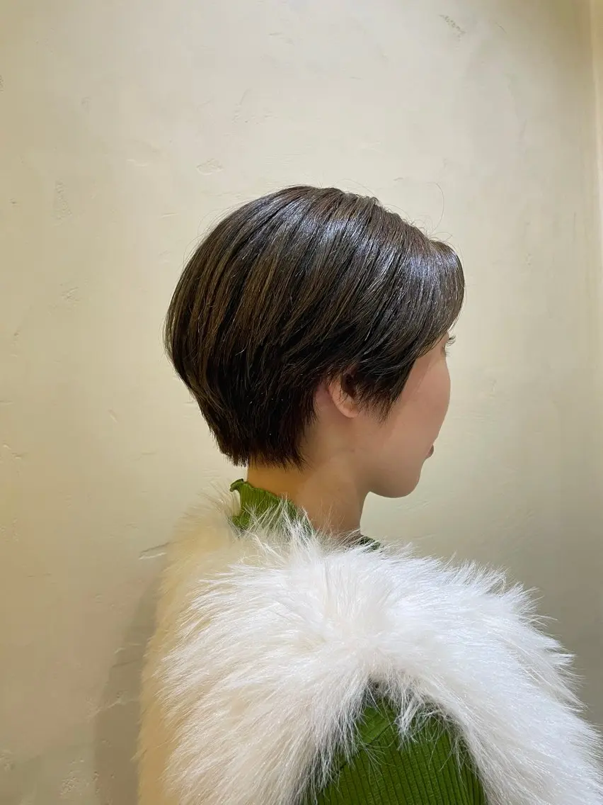 ショート カット 加藤 未夢のヘアスタイル