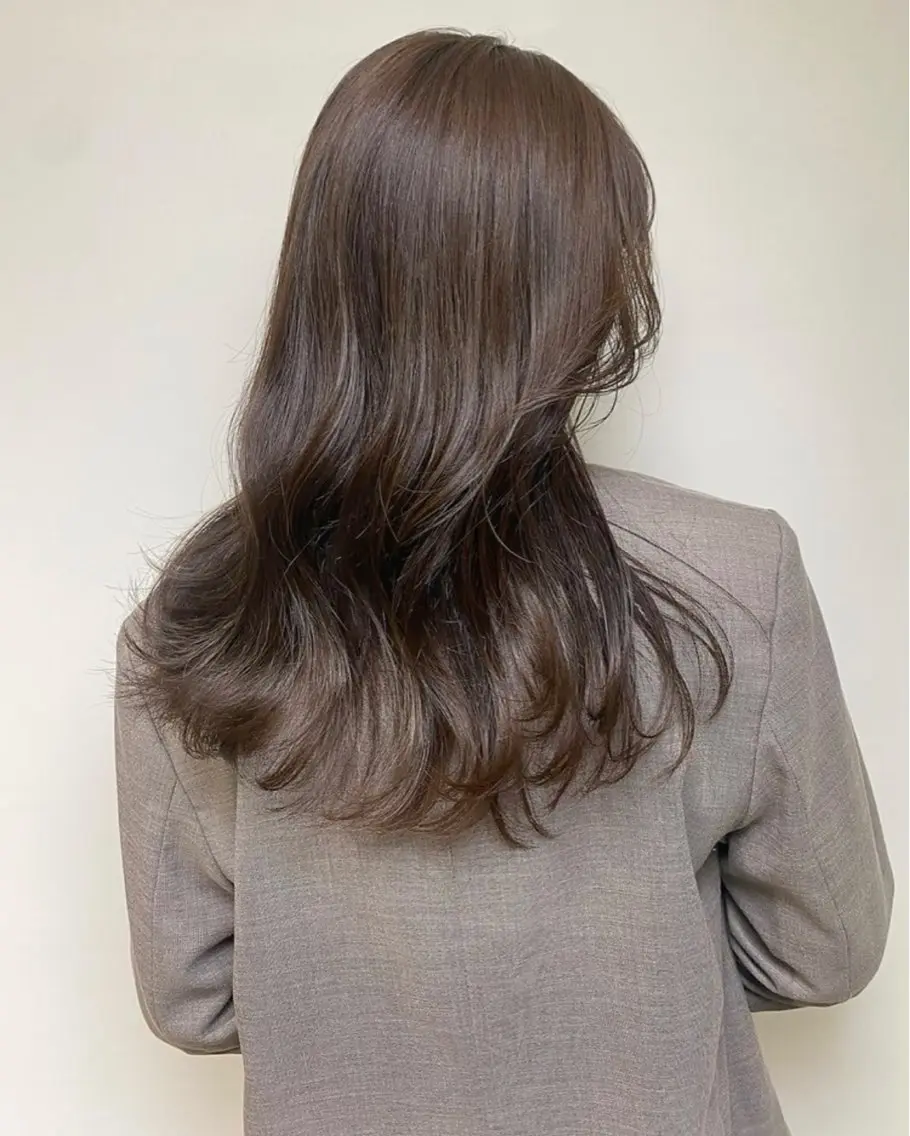 ロング カラー ブラウンカラー ショコラブラウン chihiro 🕊️✨️のヘアスタイル