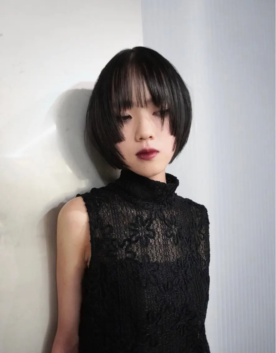 ミディアム 松本 律叡のヘアスタイル