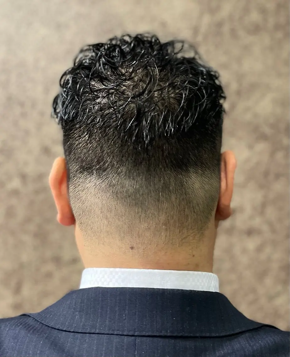 ショート パーマ 千葉弘平 🔥波巻き特化🔥のヘアスタイル