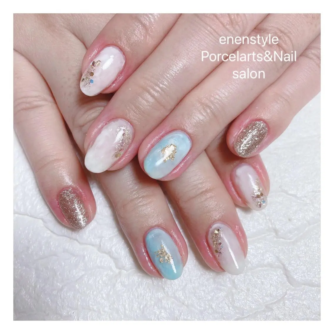 ショート ハンドネイル 🐾enen style 🐾のネイルデザイン