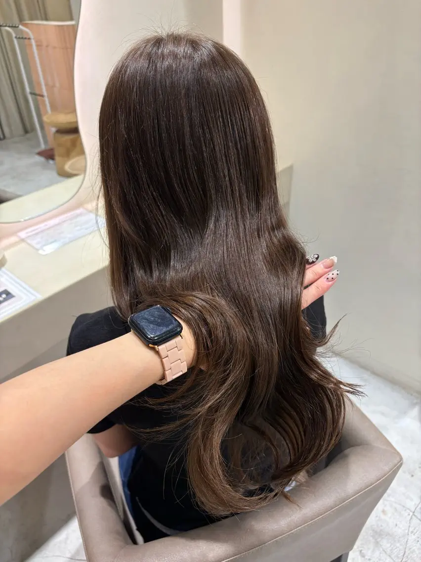 ロング ヘアカラー トリートメント Hana🌼 /池袋/透明感カラーのヘアスタイル