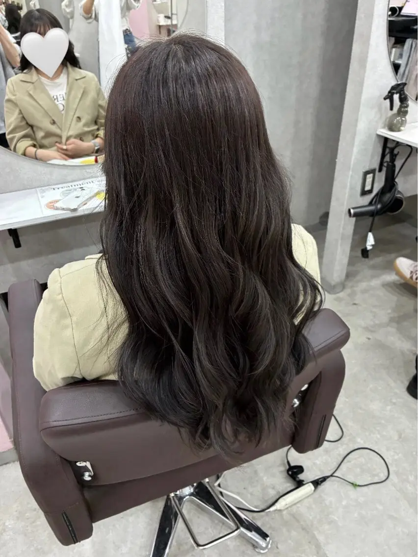 ロング カラー 梅原 姫🍬🐰のヘアスタイル