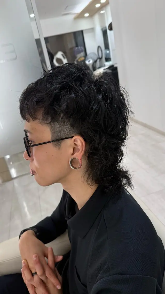 マレットヘア🐺🏵️ + カット 🫧シャンプー付き🫧の写真