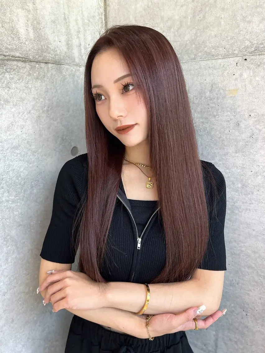 🌷まとめて1日🌷カット➕縮毛矯正➕美髪カラー➕クイックトリートメント⭐️の写真