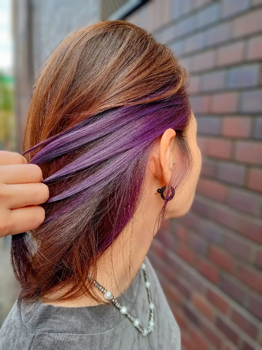 ミディアム カラー ブリーチ go s go(e) 店 コンドウマチコのヘアスタイル