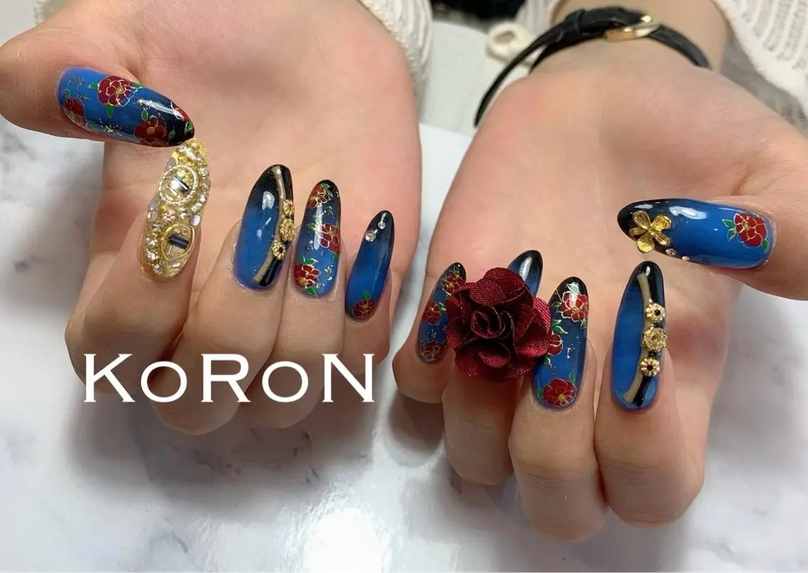 ネイル ハンドネイル 自宅サロン鎌倉 KORONのネイルデザイン