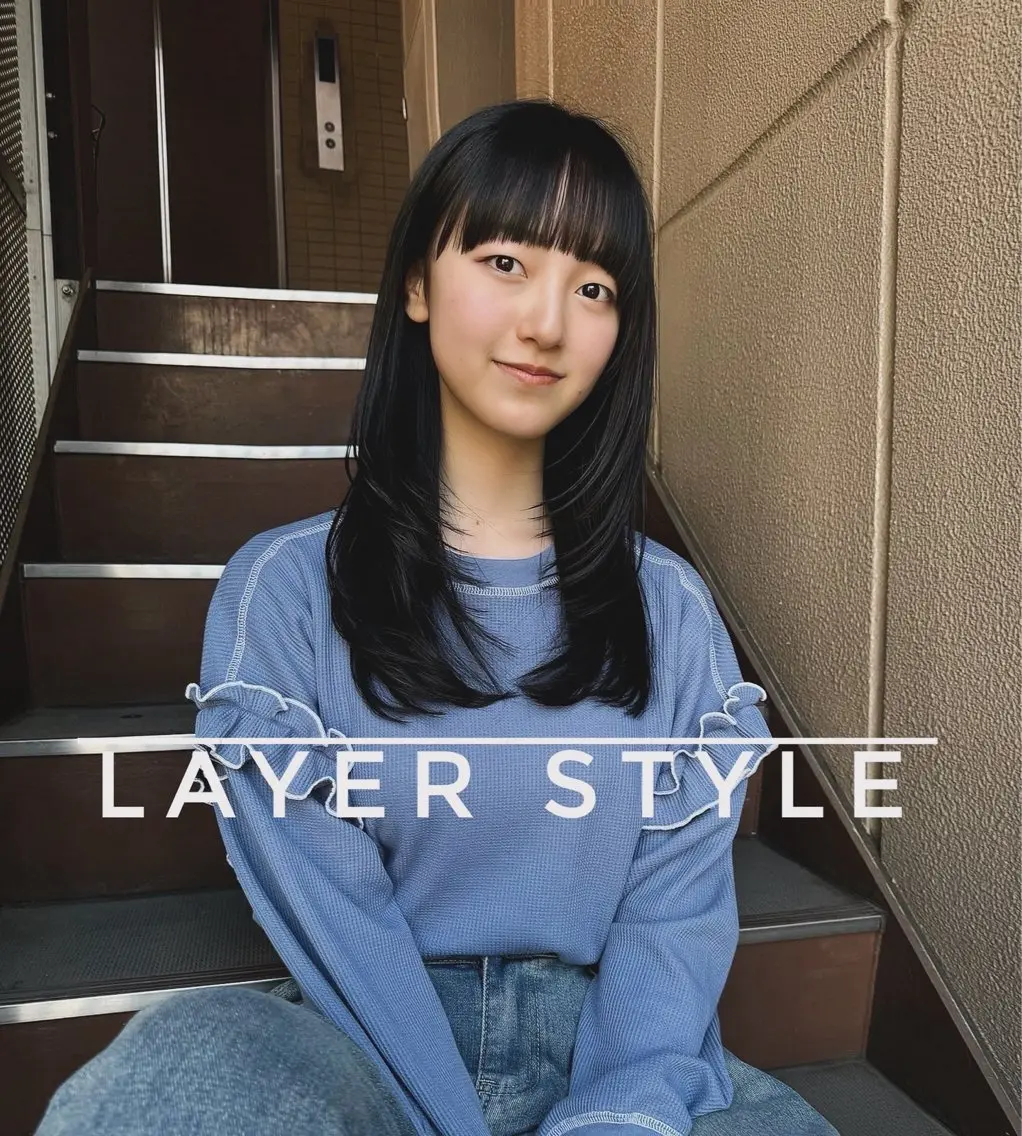 ロング 平 一裕のヘアスタイル