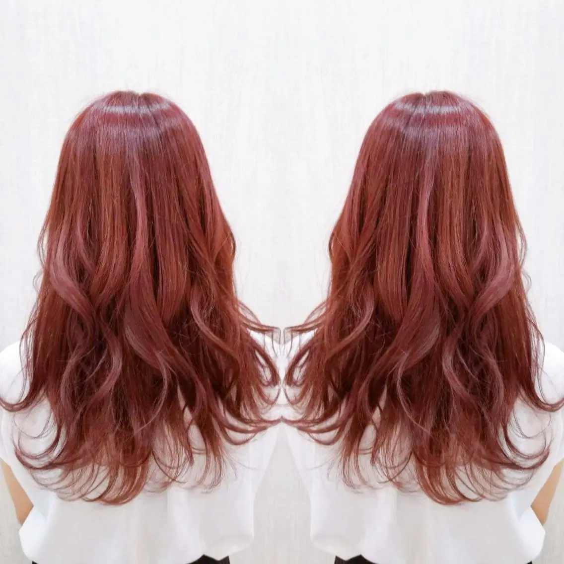 セミロング カラー ヘアカラー トリートメント 店長✨レイヤー✖️ 髪質改善✖️韓国ヘアのヘアスタイル