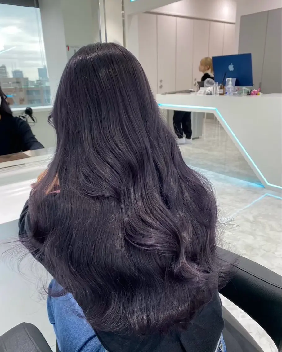 ロング カラー 佐藤 笑瑠のヘアスタイル
