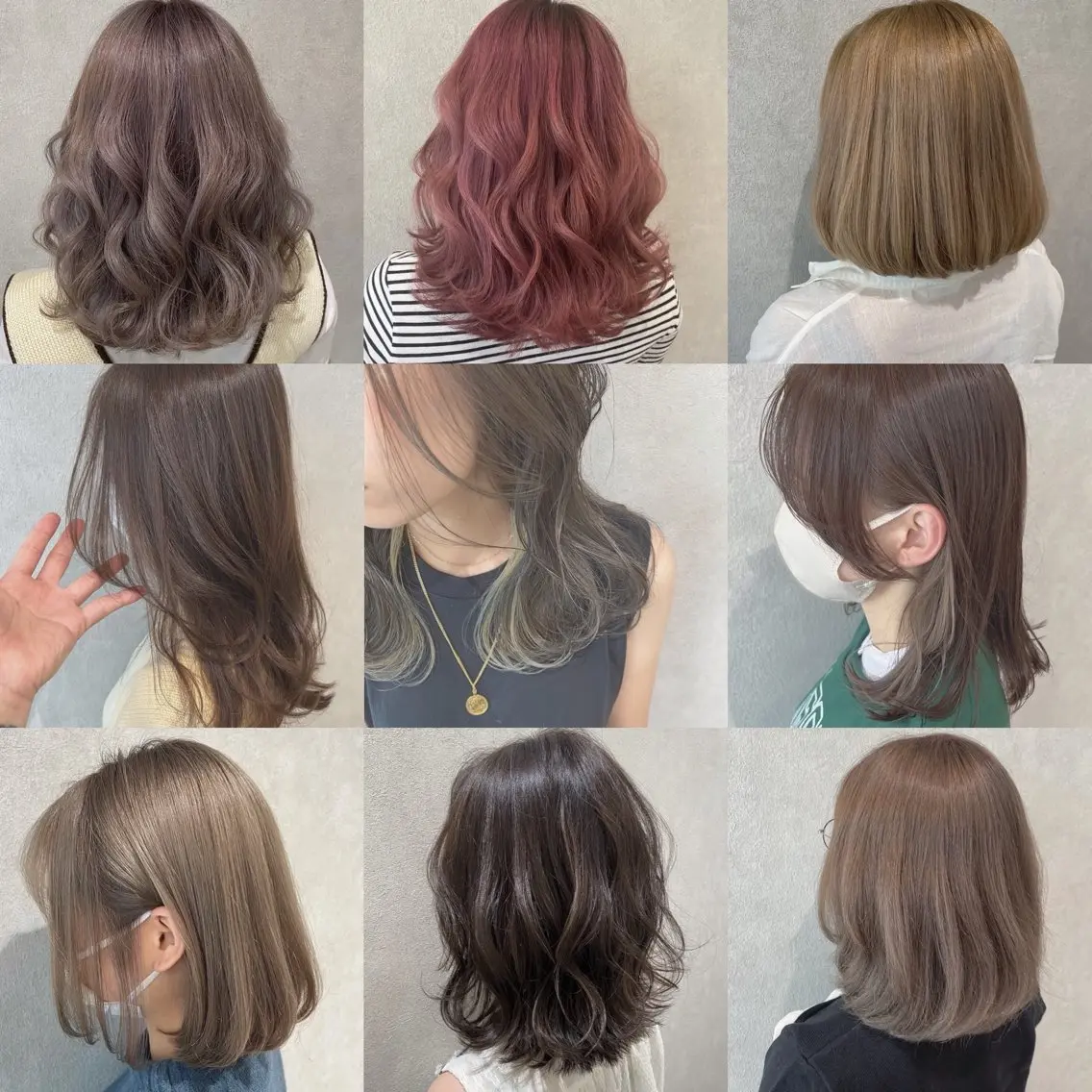 ミディアム hair salon MEMENTOのヘアスタイル