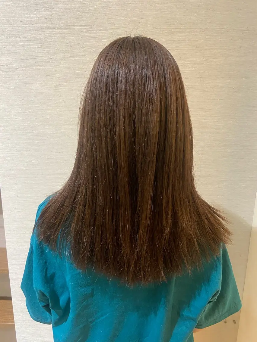 ロング カラー カット ヘアカラー トリートメント 長田 尚大のヘアスタイル