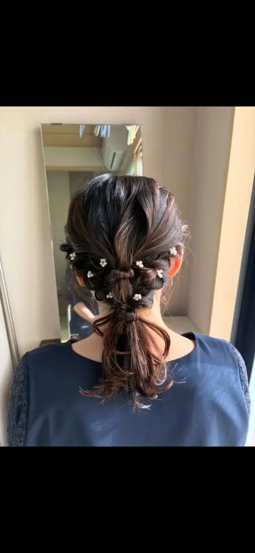 ヘアアレンジ 町田 晴香のヘアスタイル