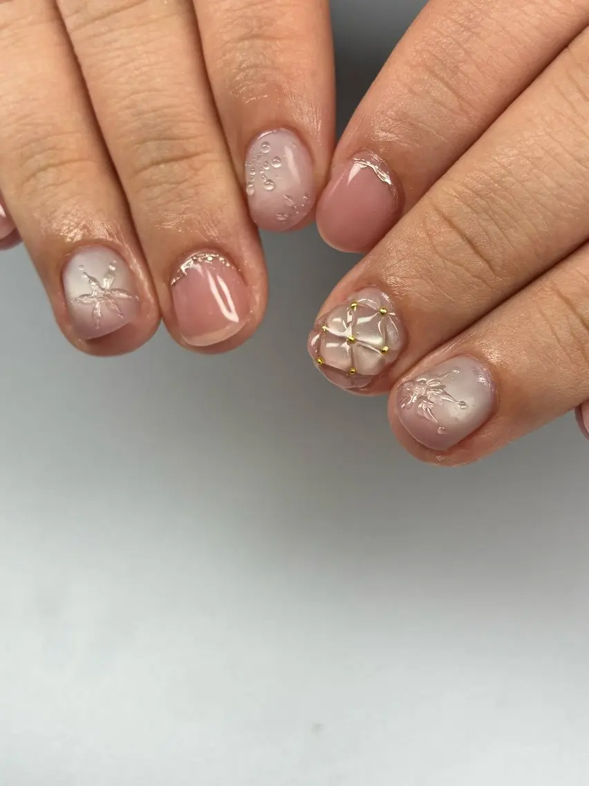 ネイル 冬ネイル MIKA 🍊のネイルデザイン
