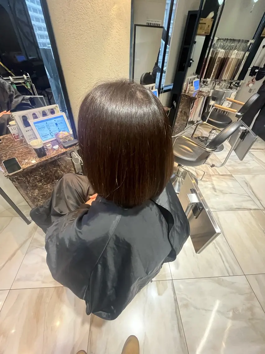 ミディアム ヘアカラー 梅田美容師/ SAEKAのヘアスタイル
