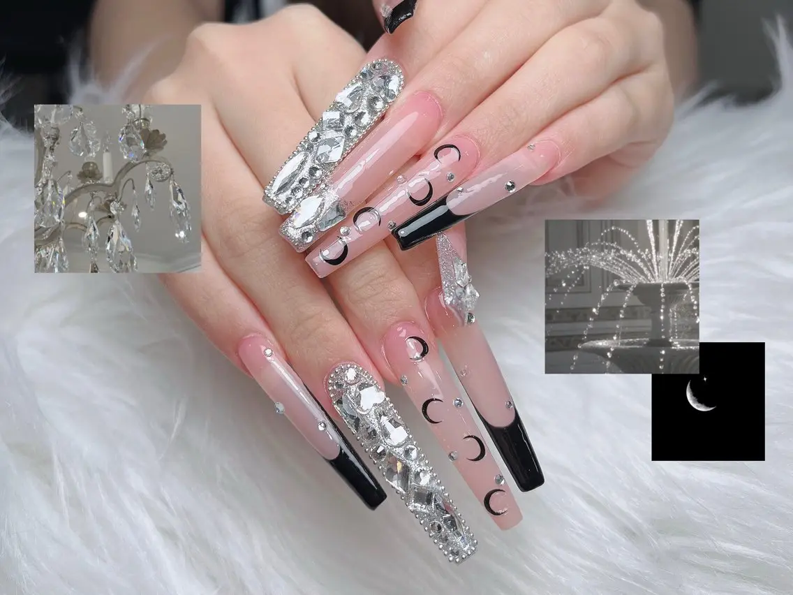 ネイル アートネイル オーロラネイル フレンチネイル ジェルネイル グラデーション ハンドネイル Sora  Nail 長さ出し専門店のネイルデザイン