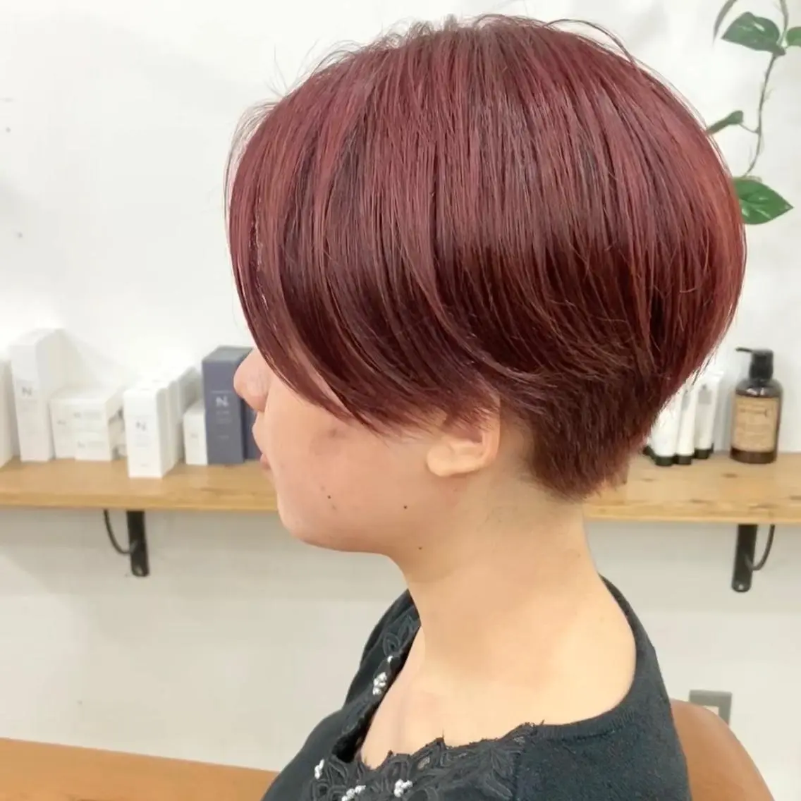 【ご新規様カットカラー】カット＋フルカラー＋ハホニコ3ステップトリートメントの写真