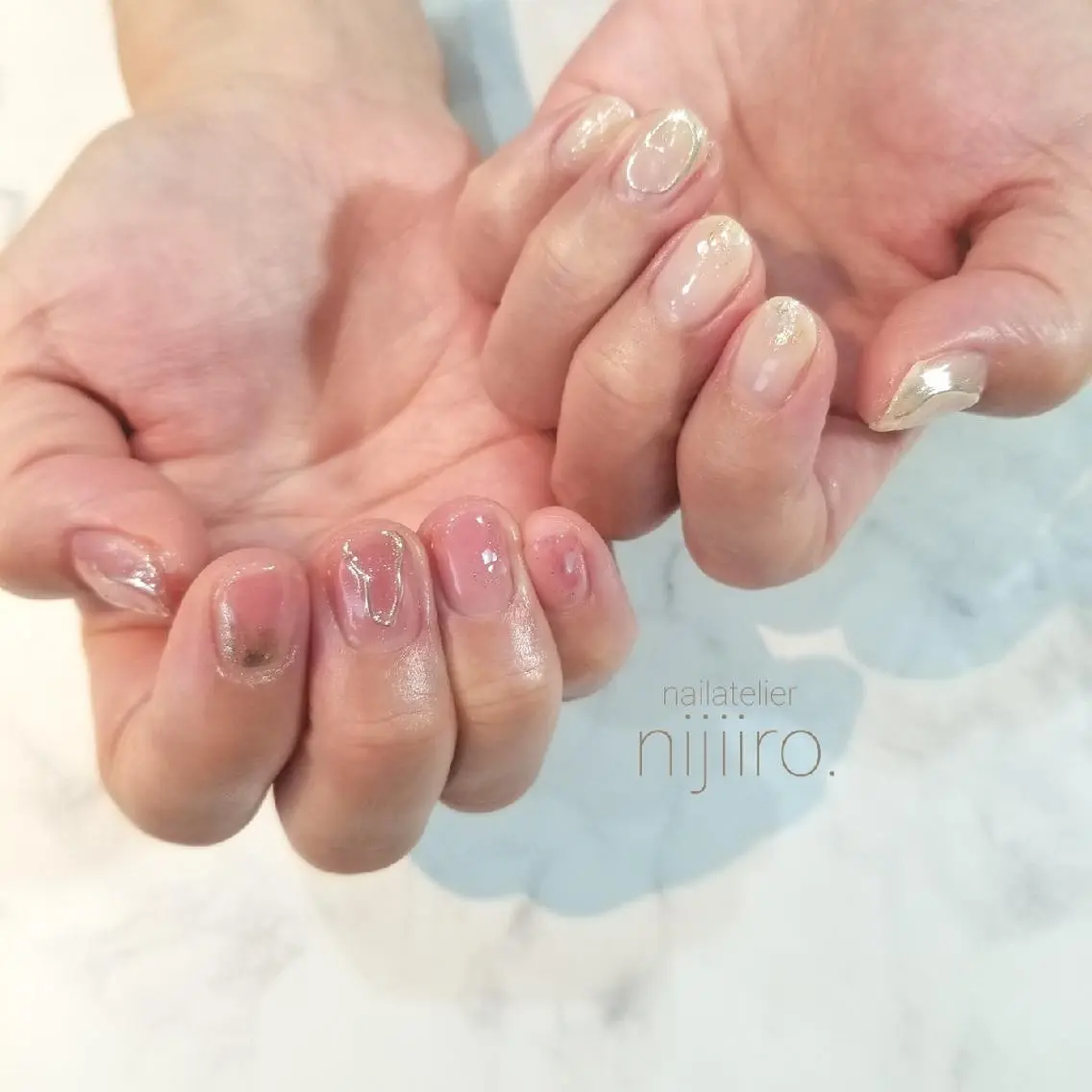 ネイル ハンドネイル nijiiro🌈 サトウのネイルデザイン