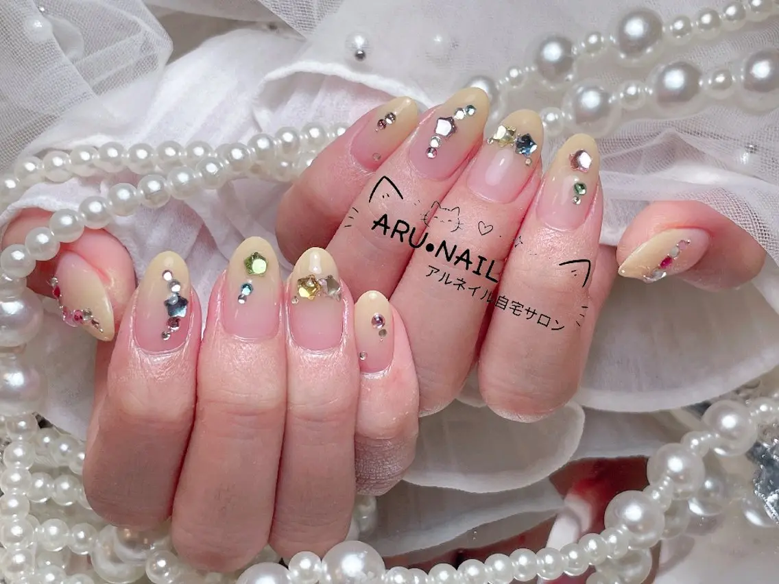 ネイル アートネイル 持ち込み ARU·NAIL 自宅サロン港区宝神のネイルデザイン