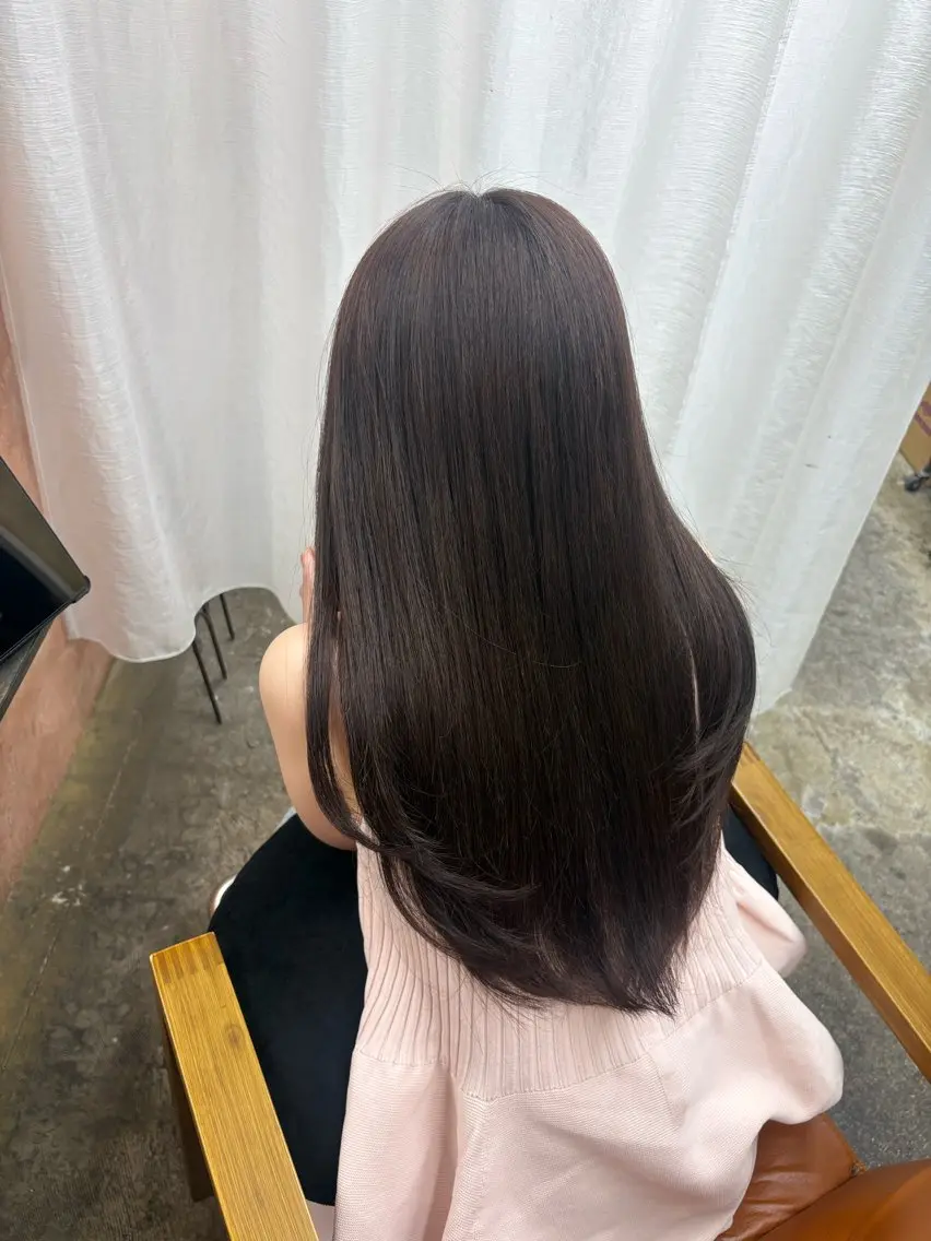 ロング ヘアカラー トリートメント Retsu /UniQのヘアスタイル
