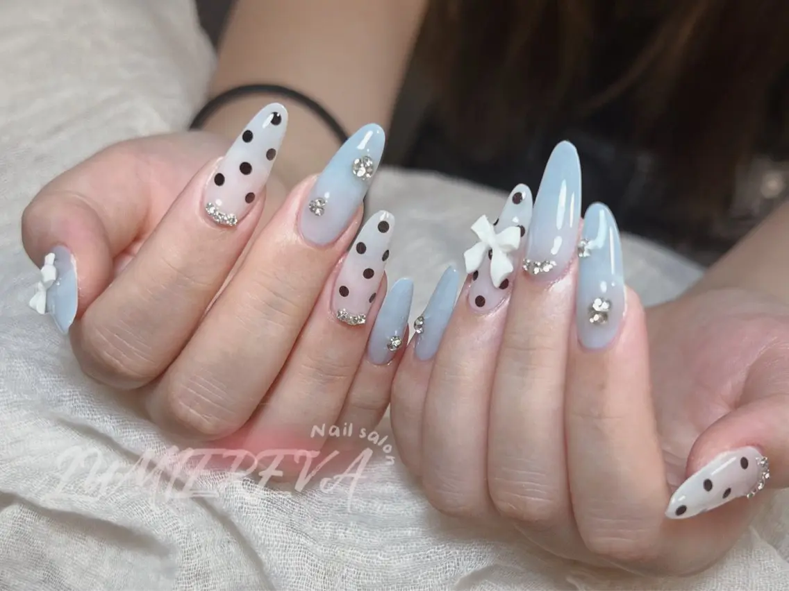 ネイル 韓国ネイル ワンホンネイル ハンドネイル Lumiereva @ネイルモデル募集中のネイルデザイン