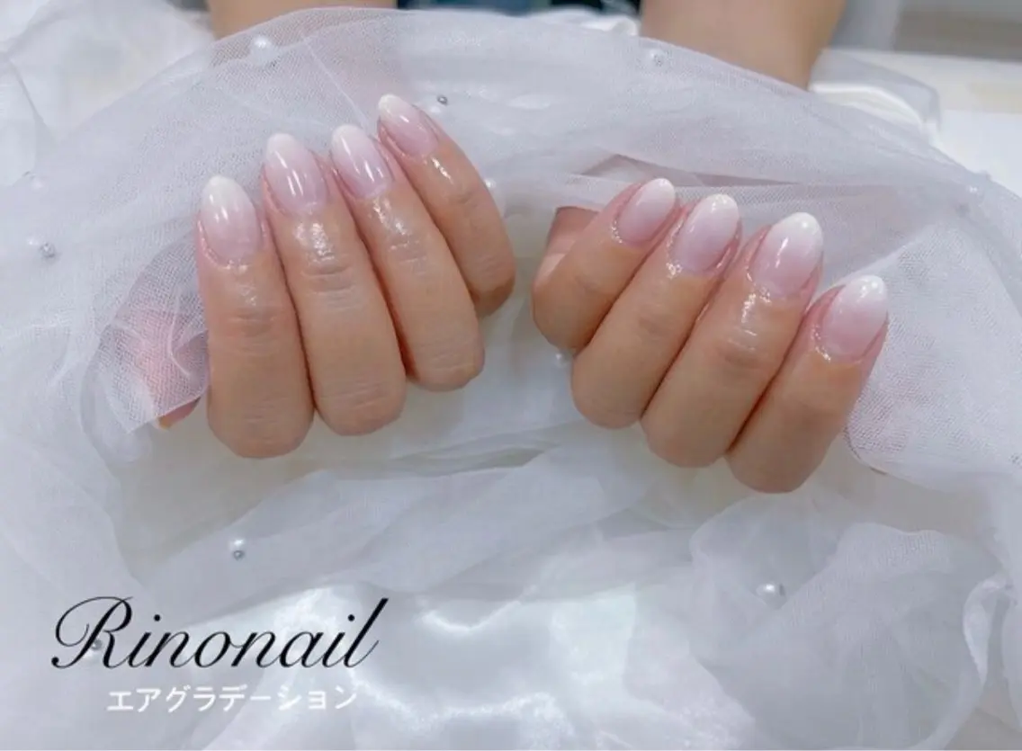 【オフあり】エアジェル 究極のグラデーション（丁寧ケア付き💅🏻）※クリアベースの写真