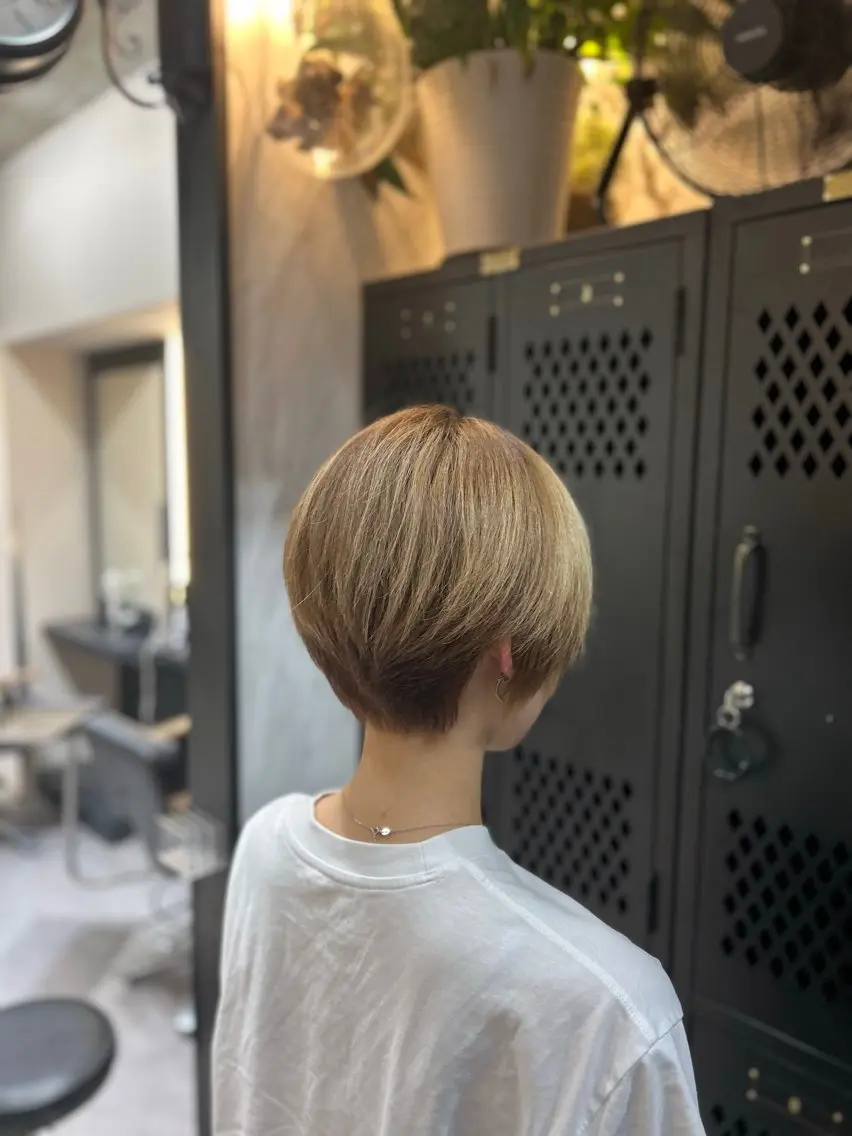 ショート 似合わせカット＆艶 カラー🤍ヒナタ🤍のヘアスタイル