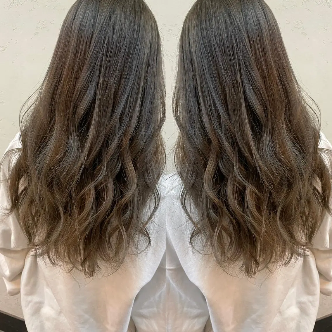 ロング ヘアカラー 大泉 美久のヘアスタイル