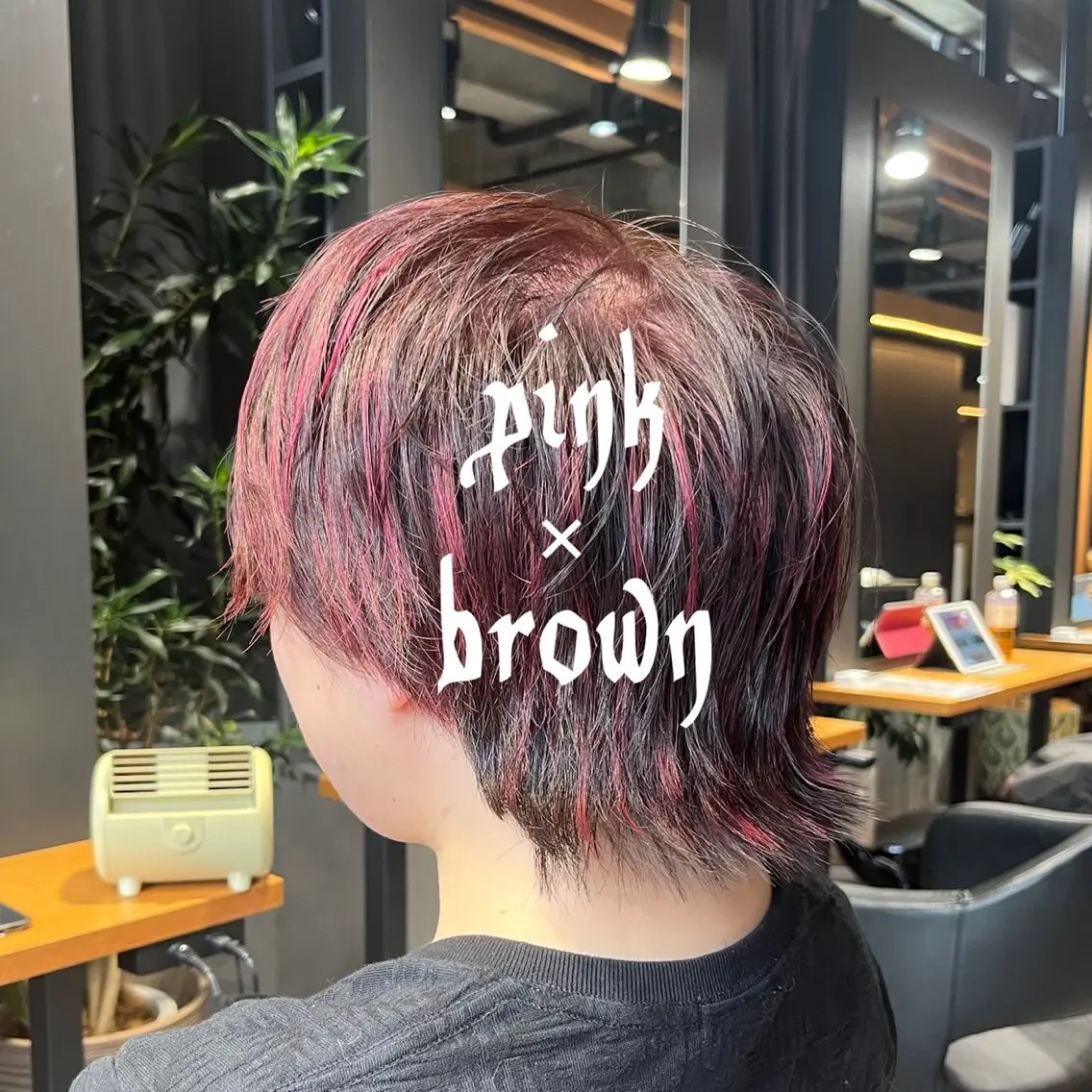 カラー メンズ plune 村松のヘアスタイル