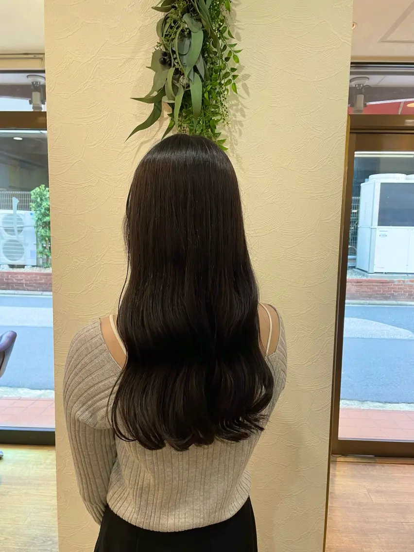 ロング カット トリートメント 暖色カラー/ 透明感/kohinaのヘアスタイル