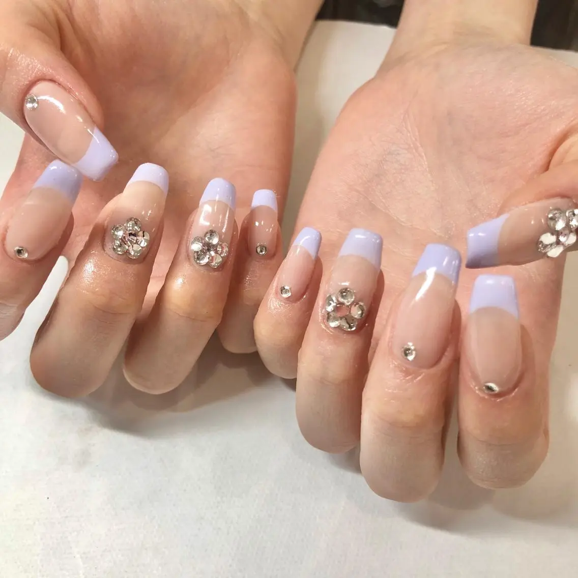 ネイル フレンチネイル 🎀AYAKO 🎀中韓ネイルのネイルデザイン
