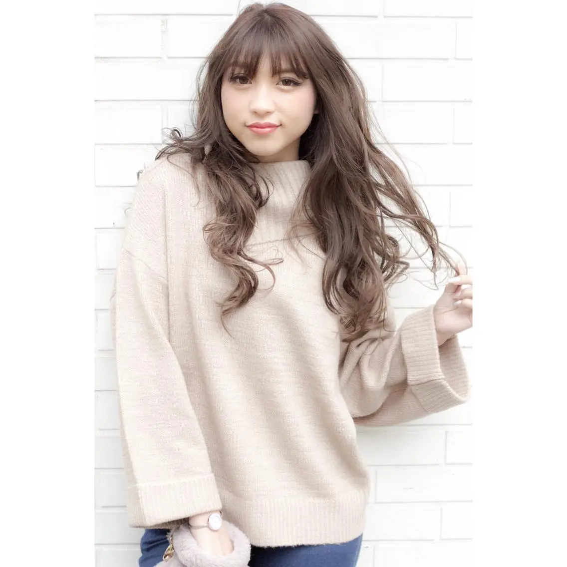 ロング EIGHT plum TOKIOリミテッドのヘアスタイル