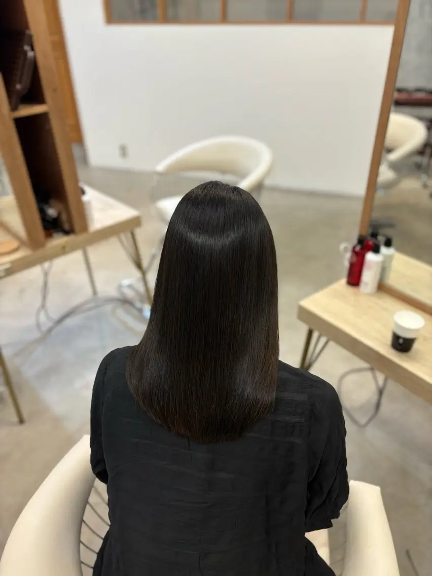 セミロング トリートメント ﾊﾙﾅ🌸 髪質改善のヘアスタイル