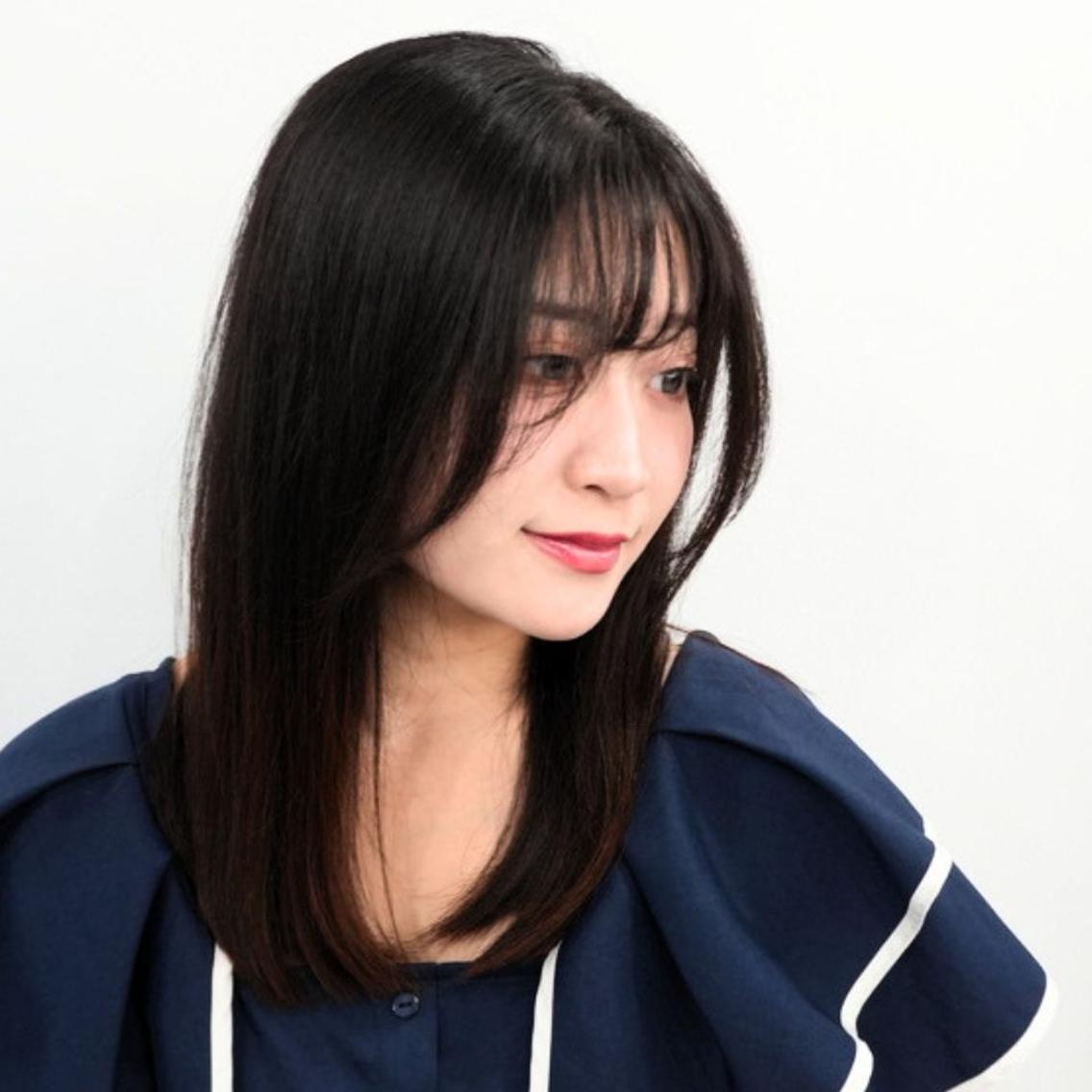 セミロング シースルーバング 小顔カット トリートメント ❇️安達 優心❇️ レイヤー/艶髪特化のヘアスタイル