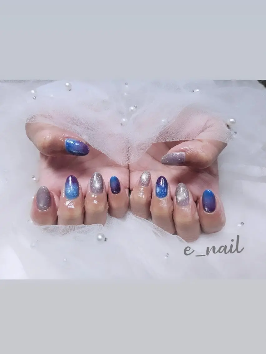 ネイル e_nail🍀自宅 サロン八潮eri☆　のネイルデザイン