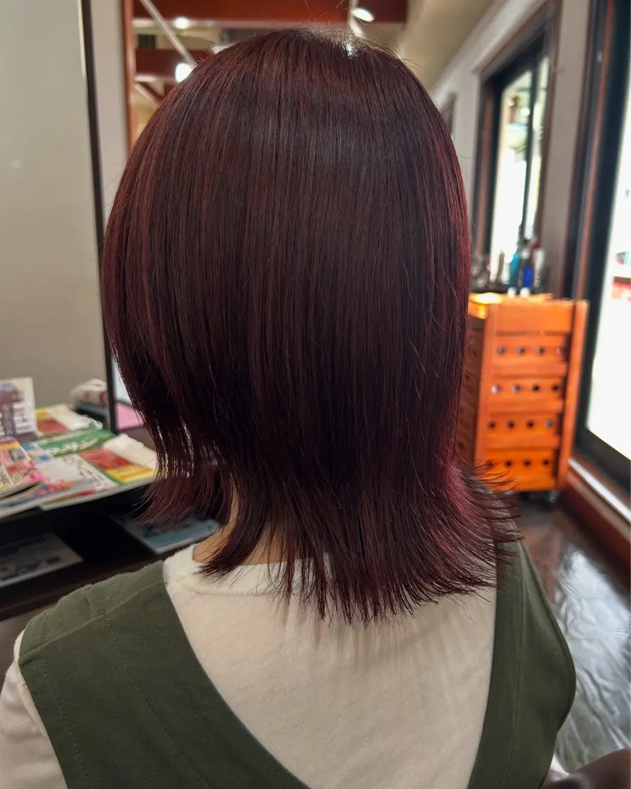 カラー ピンクカラー 坂本 瑞季 🤍 髪質改善のヘアスタイル