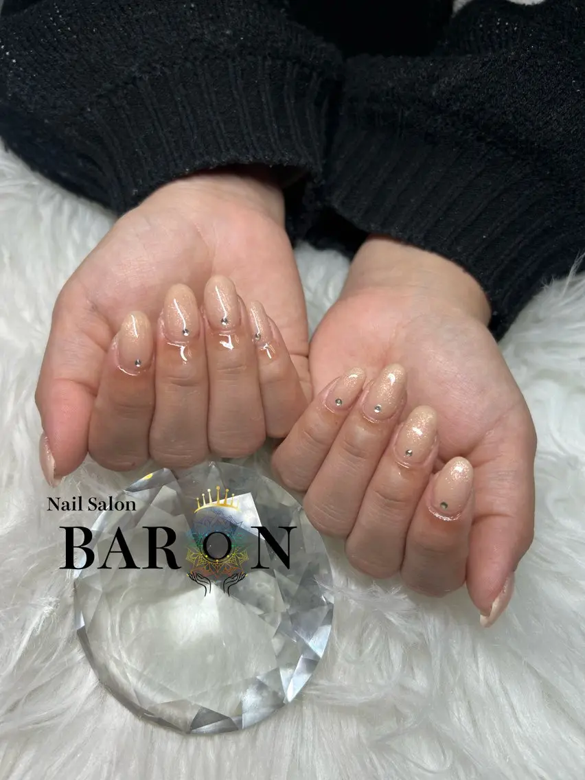 ネイル ワンカラーネイル シンプルネイル BARON AIMIのネイルデザイン