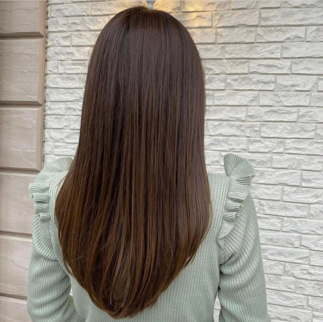 ロング カラー ヘアカラー トリートメント mae shiiharaのヘアスタイル