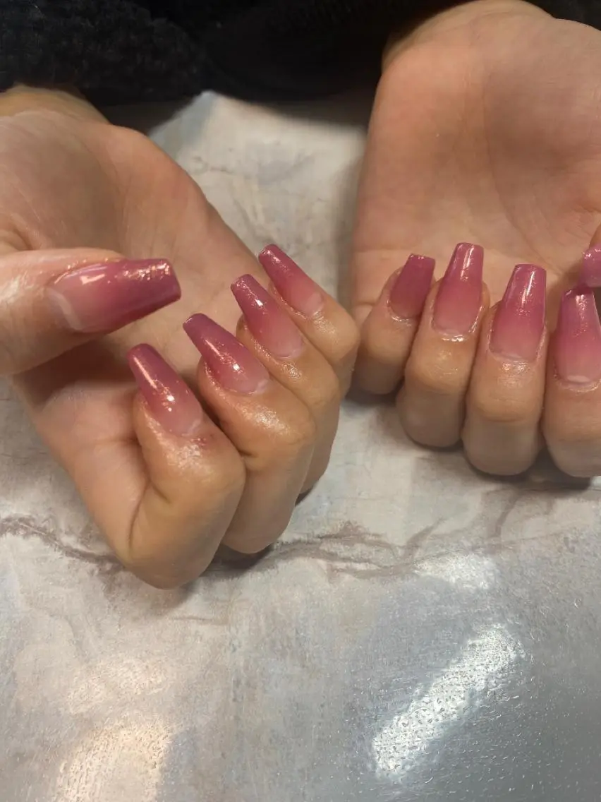長さだし【チップ】ワンカラーorグラデ　他店ジェルオフ込み（長さ出しオフ別途）の写真