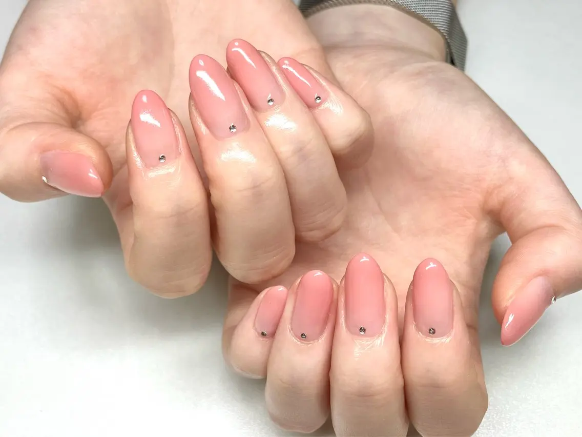 【HAND】オフ込み▼シンプルネイルの写真