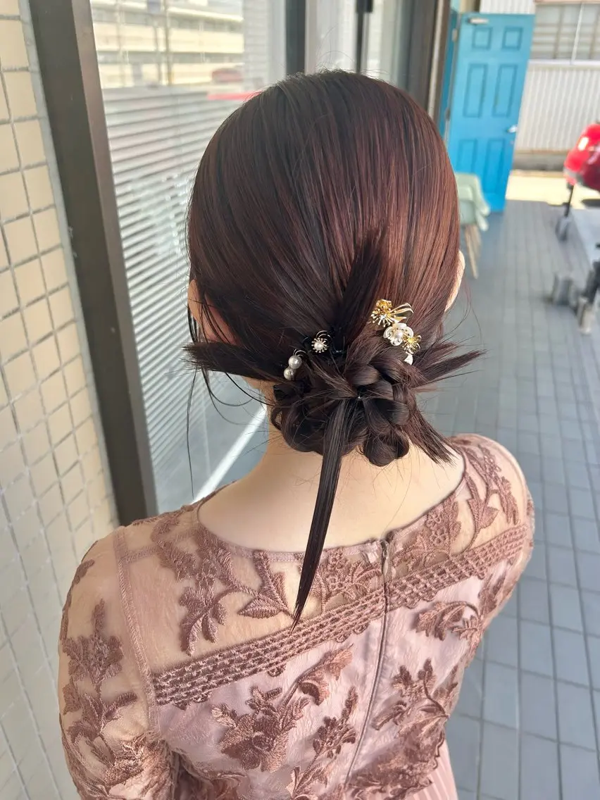 ヘアアレンジ 結婚式・ブライダル 原田 慎吾のヘアスタイル