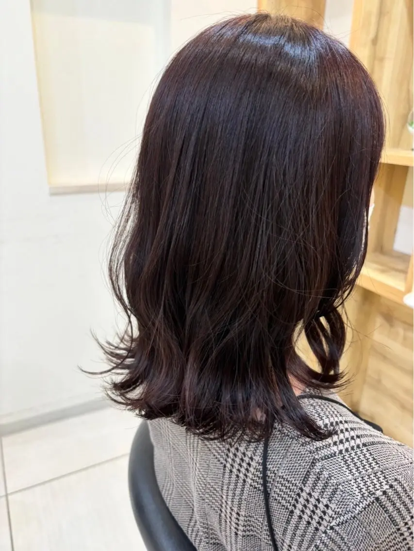 カラー 西脇 柚芭のヘアスタイル