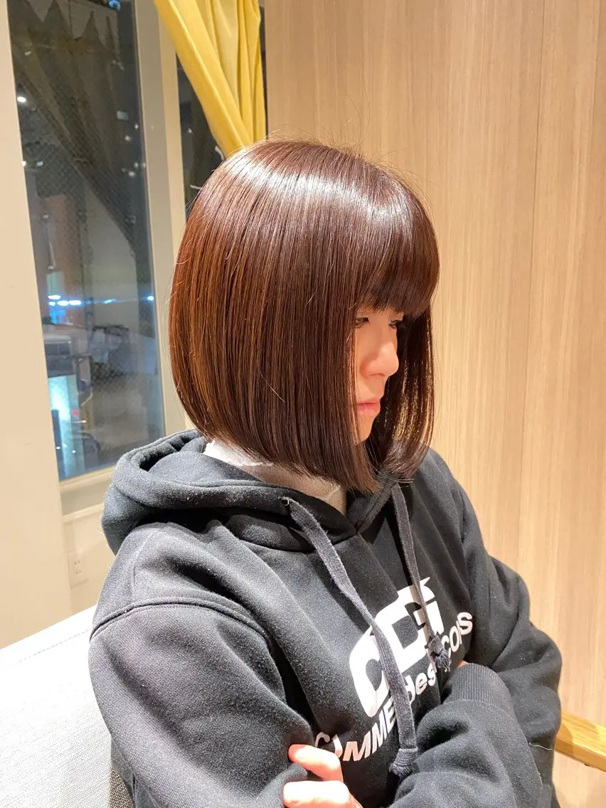 カラー ブラウンカラー ピンクカラー ヘアカラー トリートメント 会話少なめ/ 美髪矯正/Ruiのヘアスタイル