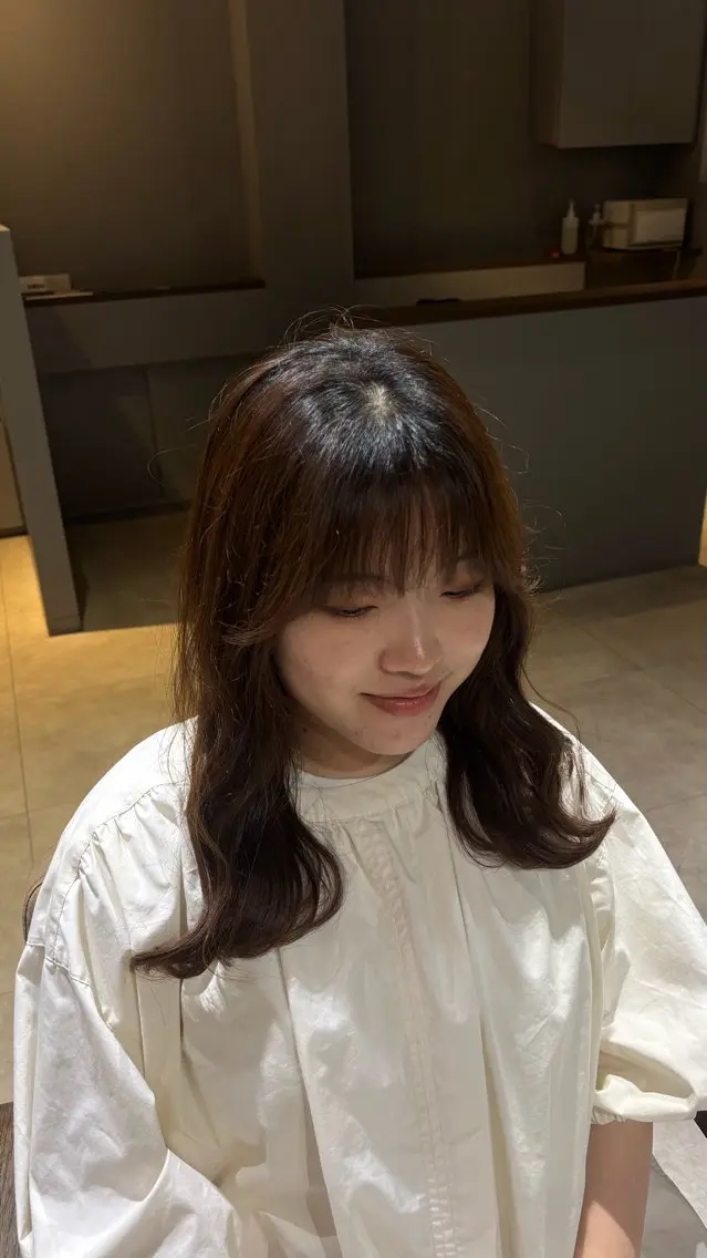ロング 加賀 心花のヘアスタイル